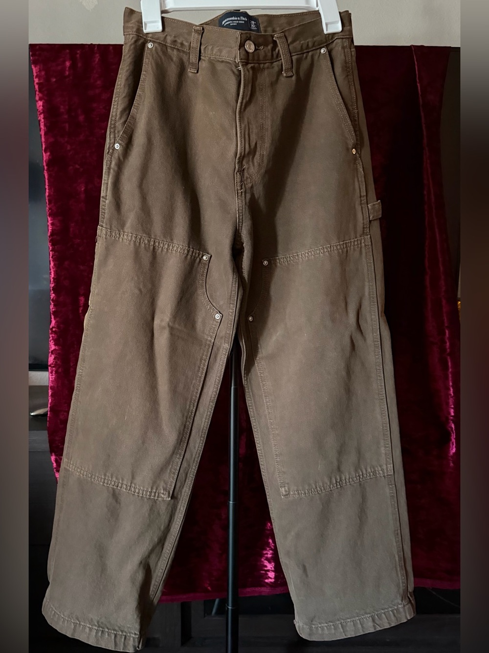 Abercrombie & Fitch Brown Canvas Cargo Pants